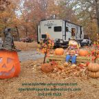 Fall Camping Scene in Missouri