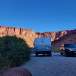 RV in Moab Utah on BLM land - Boondocking